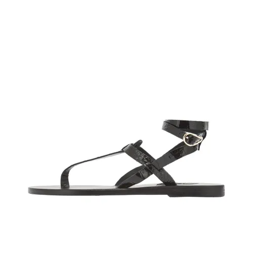 ANCIENT GREEK SANDALS Сандалии в римском стиле, черные, женские