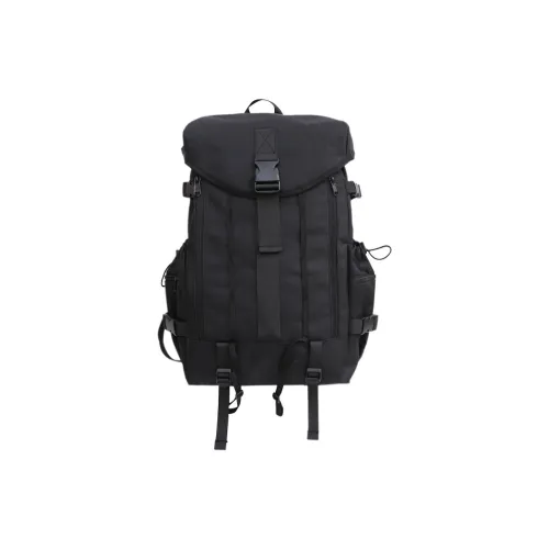 ALNI BITTON Nylon Рюкзак Стандартный Мужской Черный Коричневый