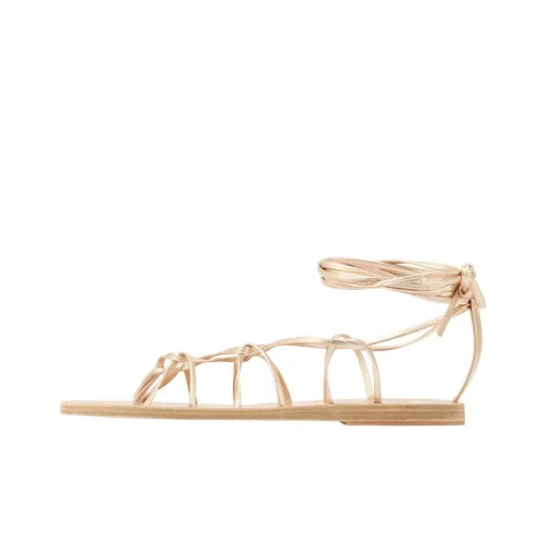 ANCIENT GREEK SANDALS Сандалии в римском стиле, золотые, женские
