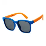 Синий Оранжевый Рамка с Серыми Линзами B05