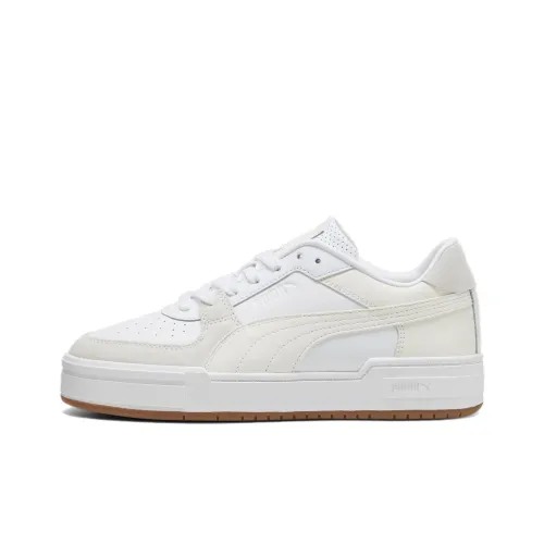 PUMA Ca Pro Low Топ Скейтборд Кроссовки Унисекс Бежевый Белый