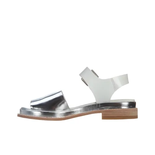 Clarks One Ремешок Сандалии Женские Серебряные