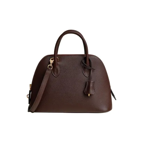 HERMES Bolide Evercolor Телячья кожа Сумка для боулинга Сумка Сумка через плечо Сумка через плечо Женская Темно-красная