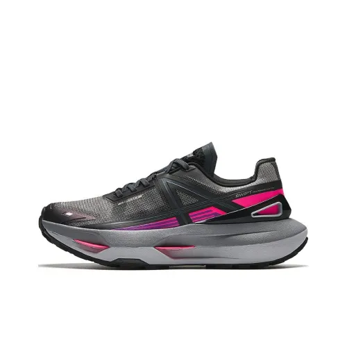 ANTA Амортизация Низкий Топ Беговые Кроссовки Мужские Черный Красный