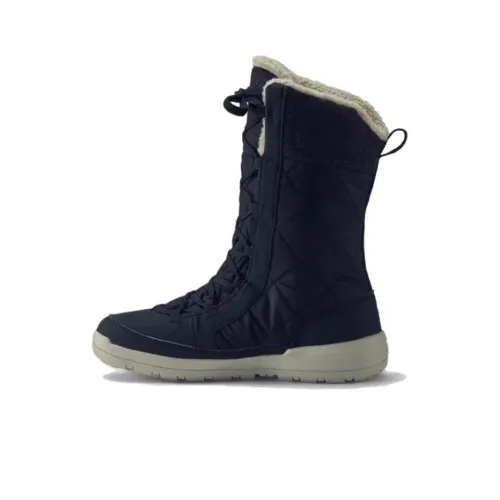 DECATHLON Устойчивые к истиранию амортизаторы для колен Высокие сноубутсы Женские Синий Черный