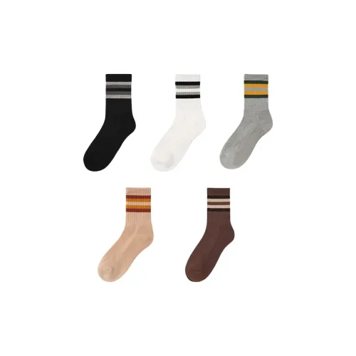 Pan Shijia Носки Crew Женские упаковка из 5 пар