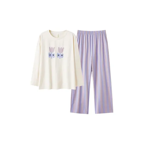 PBENO PD Пижамный комплект Женский Белый