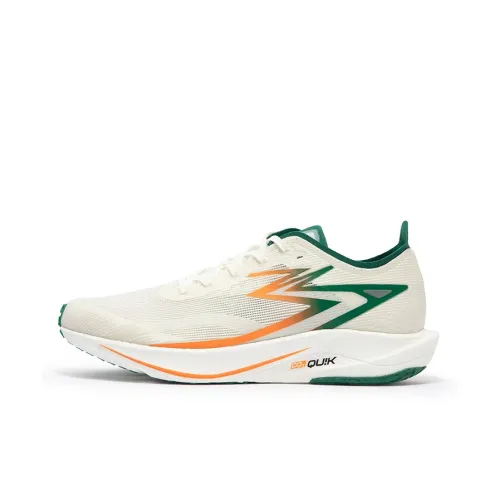 361° Speed Team Беговые кроссовки Низкий верх Белый Зеленый Унисекс