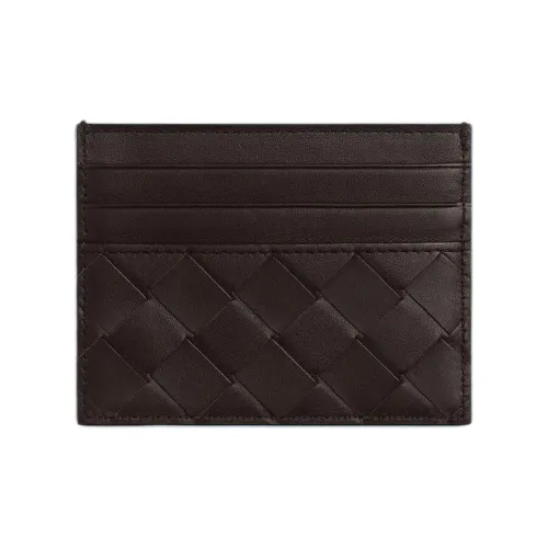 Bottega Veneta Телячья кожа Держатель для карт Мужской Темно-коричневый