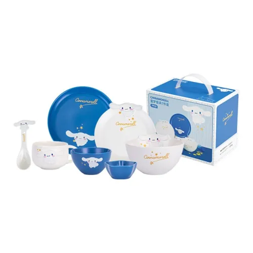 SANRIO GIFT GATE Керамика Посуда 1 человек Набор из 7 шт Синнаморолл Мерч по IP