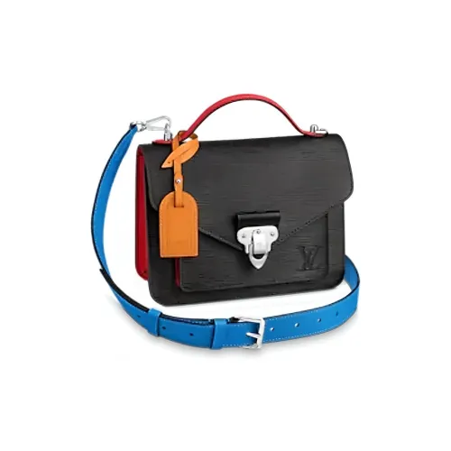 LOUIS VUITTON Epi Коровья кожа Одно плечо Сумка Маленькая Женская Черная POPPY Красная Королевский синий Маргрит Желтая