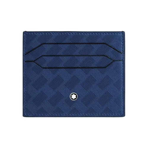 MONTBLANC Кожа Держатель для карт Держатель для карт Мужской Синий