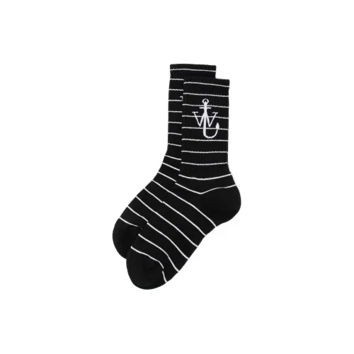 JW Anderson Черные Женские Носки MID до икры