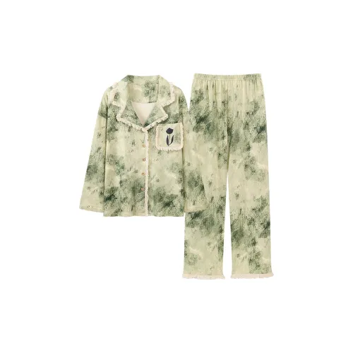 Сон Pajama Набор Для Студентов В Квартирах Дом Верхняя Одежда Готовая Женская