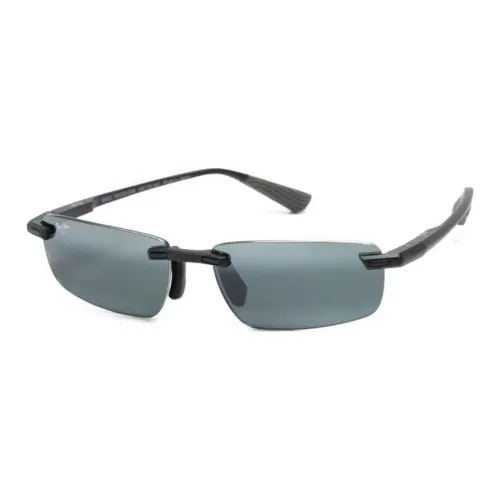 Maui Jim Квадратные Солнцезащитные Очки Женские Черные