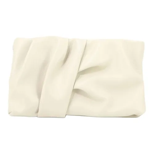 Jimmy Choo Кожаный клатч Nappa на одно плечо женский цвет экрю