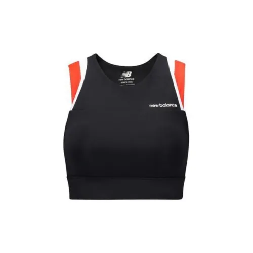 New Balance Женские Бюстгальтеры Черного Цвета