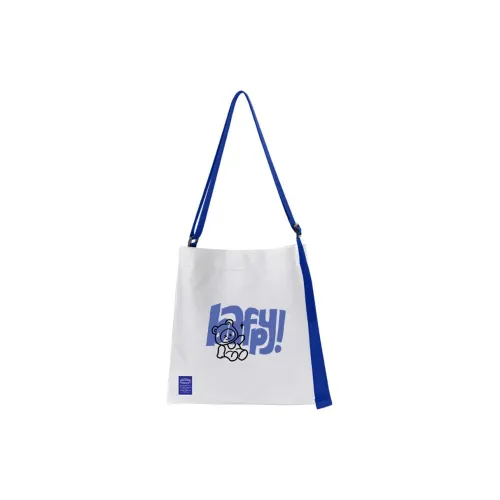 ElevethSign Полиэстер Плечевая сумка Стандартная Женская Линия Медведь Белый