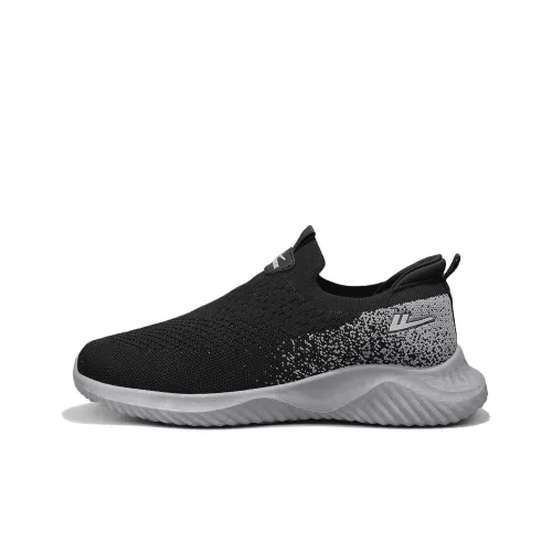 Warrior Шок Absorbing Anti-Slip Wear Resistant Breathable и Lightweight Низкий Топ Уличная Обувь Мужская Черная