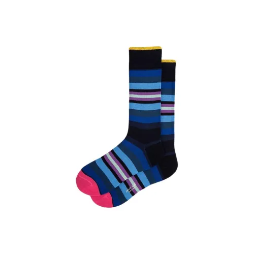 Paul Smith 1 Pack Темно-синие Мужские носки MID до икры