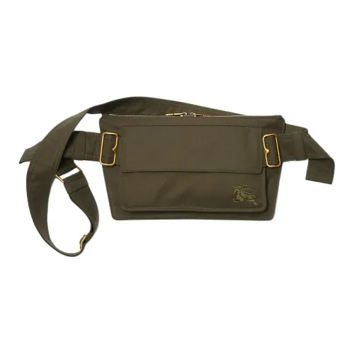 Burberry Trench Сумка через плечо из смеси хлопка мужская бананка в военном стиле