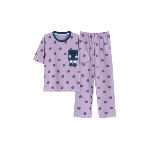 The Story Of The Flower Season Пижамный комплект женский светло-фиолетовый