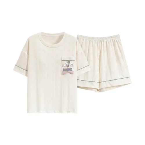 The Story Of The Flower Season Пижамный комплект Женские Ecru