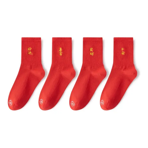 FUGEER Носки Crew Женские упаковка из 4 пар