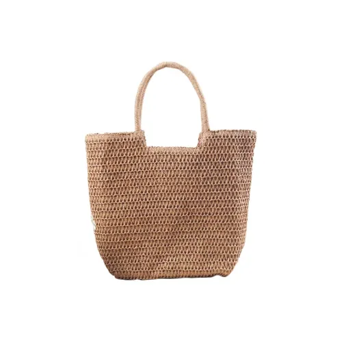 Boniu Солома Тоут Сумка Сумка для покупок Beach Bag Обычная Сумка Женская Хаки Экрю