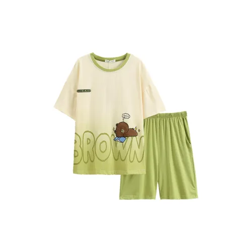 FENTENG Бурый медведь Женские пижамные комплекты