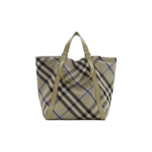 Burberry Полиэстер и Хлопок Тоут Сумка Сумка для покупок Сумка Мужская Моховый Зеленый