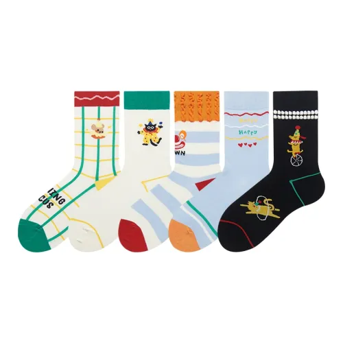 Hello Monday Носки Crew Женские упаковка из 5 пар