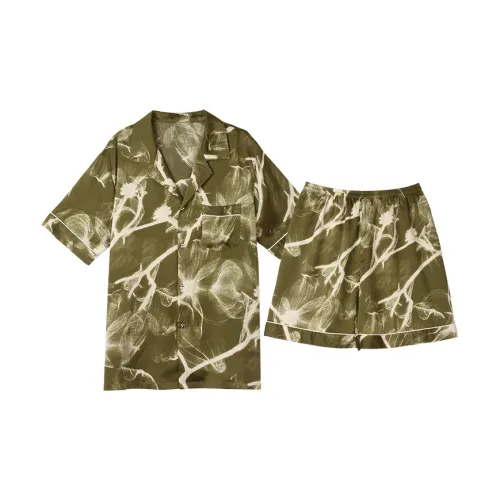 IIZZINI Пижамный комплект Мужской Цветочный Shadow Scenery