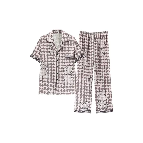 Mulong Family Пижамный комплект Мужской Фуксия