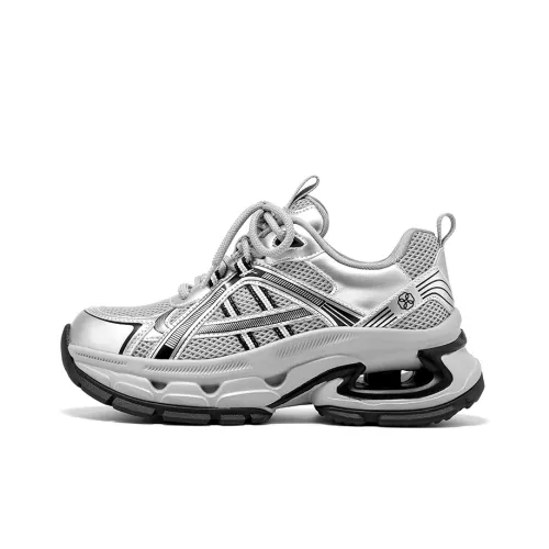 Beau Today Slip-resistant Abrasion-resistant Breathable Увеличивающие высоту Низкие кеды Женские