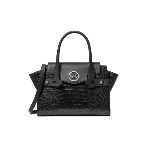 MICHAEL KORS CARMEN Полиуретан Сумка через плечо Сумка среднего размера Женская Черная