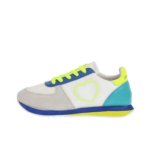 MOSCHINO Повседневная обувь Женская Белая Серый Зеленый