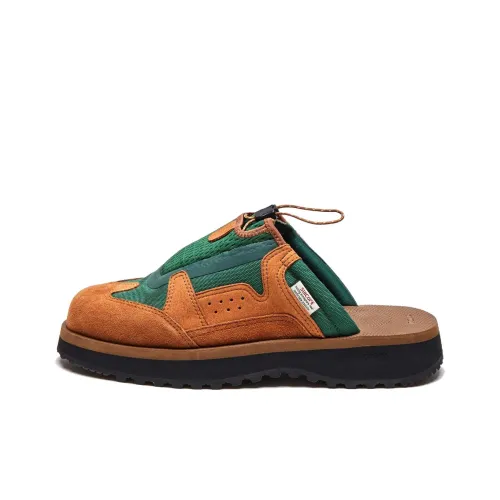 Suicoke Домашние тапочки Женские Коричнево-зеленый