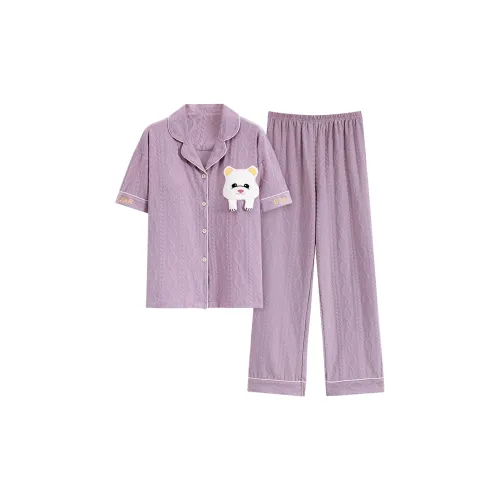 The Story Of The Flower Season Пижамный комплект женский светло-фиолетовый