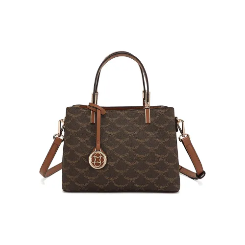 MEXICAN ПВХ Сумка через плечо Сумка Обычная Женская Мокко Хаки Персик Элегантный Белый