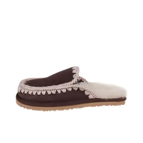 MOU Резиновая подошва устойчивая к истиранию противоскользящие домашние тапочки для женщин коричневый