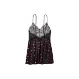 Чёрный принт с изображением сердца