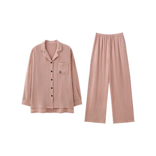 Tianmicat Pajama Комплект Женский Пастельно-Розовый