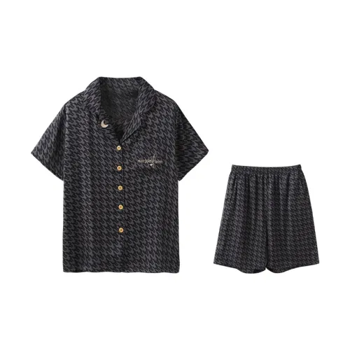 Huggy Kissy Пижамный комплект Мужской Таинственный черный