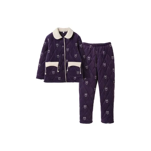 Fun Rabbit Pajama Комплект Женский Gallon Фиолетовый