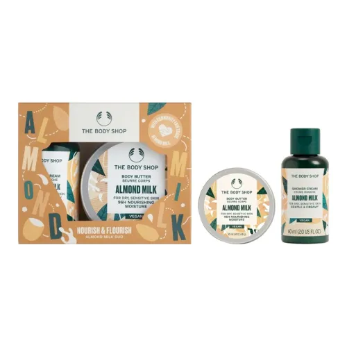 TheBodyShop Blossoming Almond Milk Наборы для ухода за телом Almond Milk Shower Крем 60 мл + Almond Milk Крем для тела 50 мл