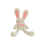 Белый с розовыми ушами