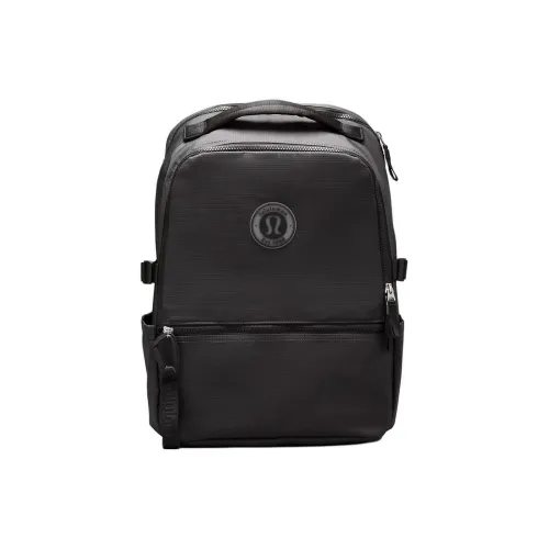 Lululemon Переработанный Нейлон Рюкзак Стандартный Унисекс Traverse Серый и Черный