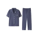 WMDE23603 Мужской - Синий Кошка Серый