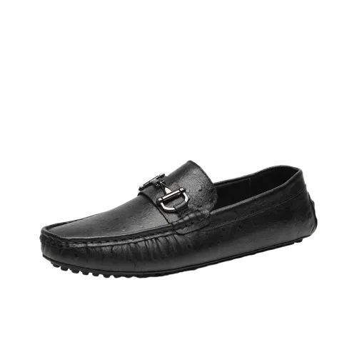 CCE Лоферы с резиновым подошвой, черные, мужские